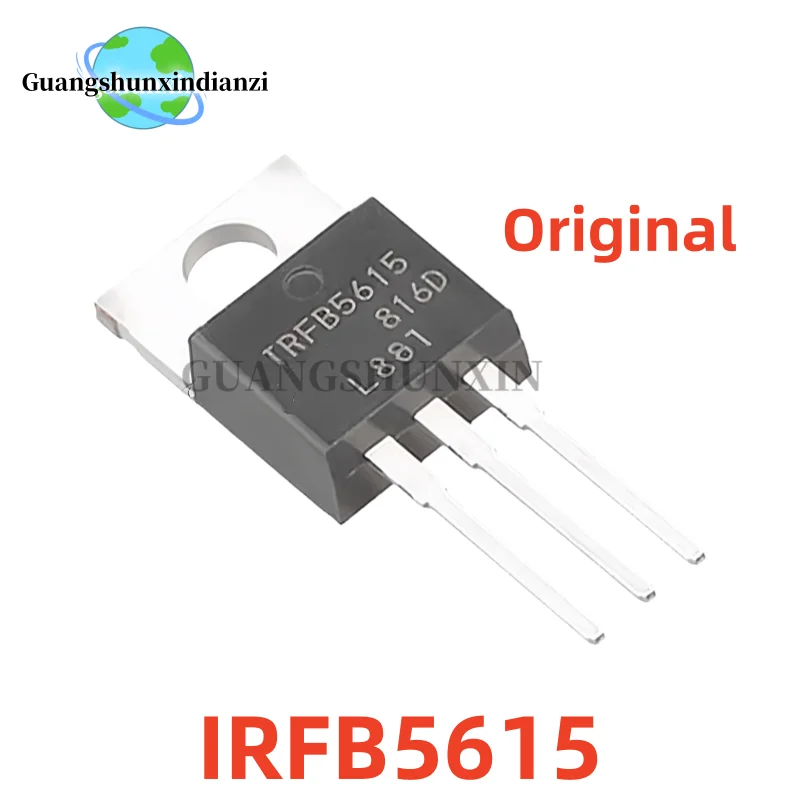 10PCS 100% NEW Original IRFB5615PBF IRFB5615 N-Channel Power MOSFET 35A/150V TO-220 Best Quality In Stock