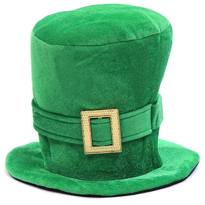 St Patricks Day Accessories Patricks Day Costume Green Top Hat Fashionable Irish Festival Adults Accessory Dropship