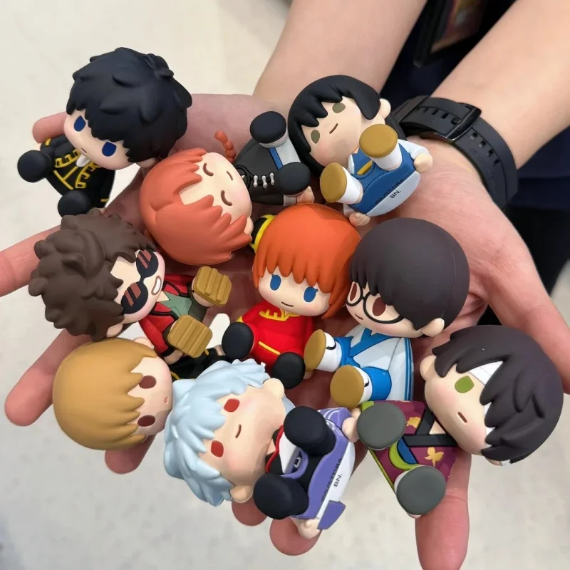 

New Genuine Potepotte-R Gintama Drip Glue Sitting Blind Box Kagura Anime Classic Comics Trendy Toys Peripheral Figures Kid Gifts