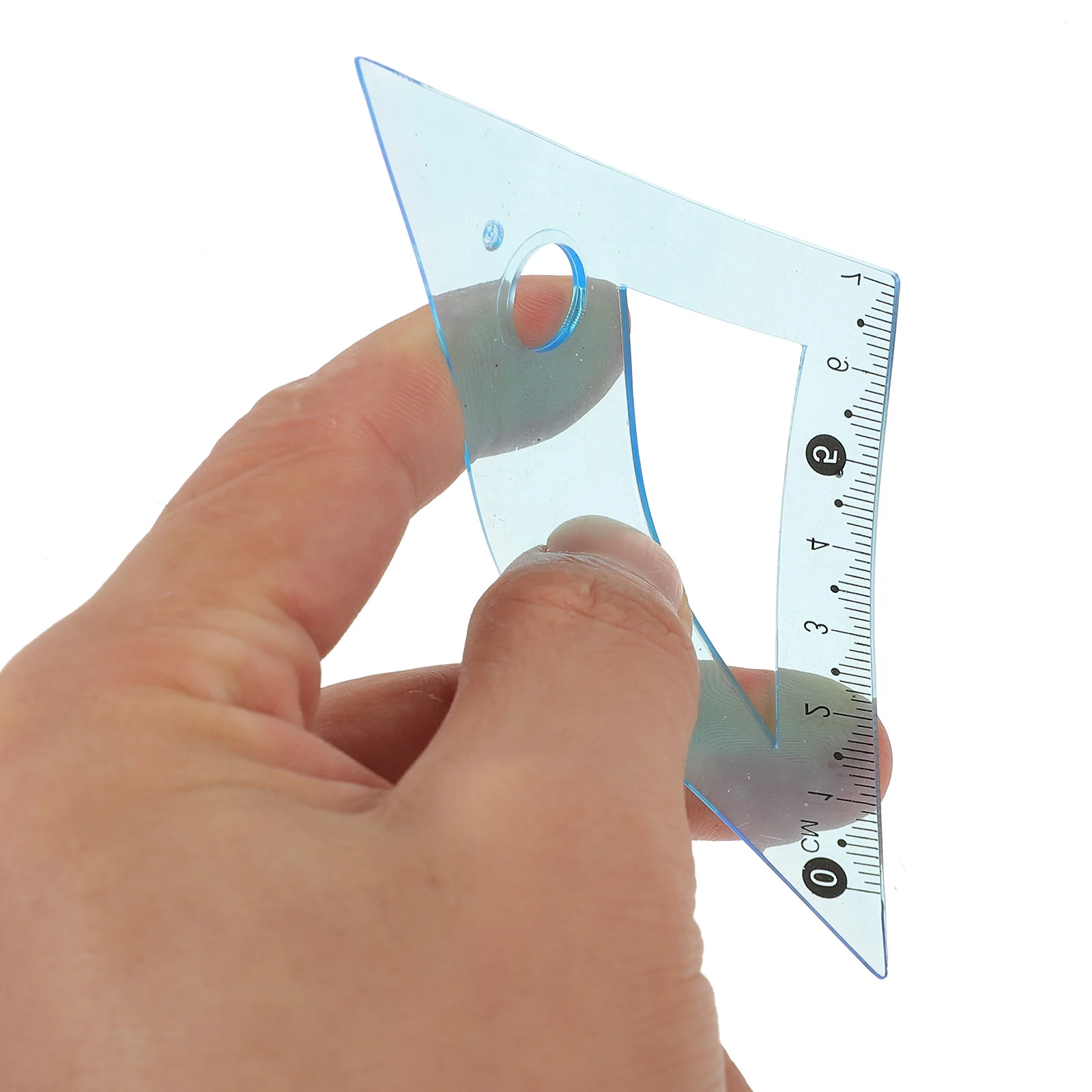 

3 Sets Drawing Ruler Versatile Multi-functional Design Tool Plastic Professional Drafting Office All-purpose