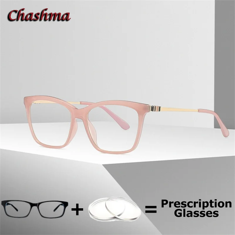 

Women Prescription Lenses Optical Myopia Glasses Cat Eye Anti Blue Ray Computer Working Progressive Eyewear Light Frame Teens