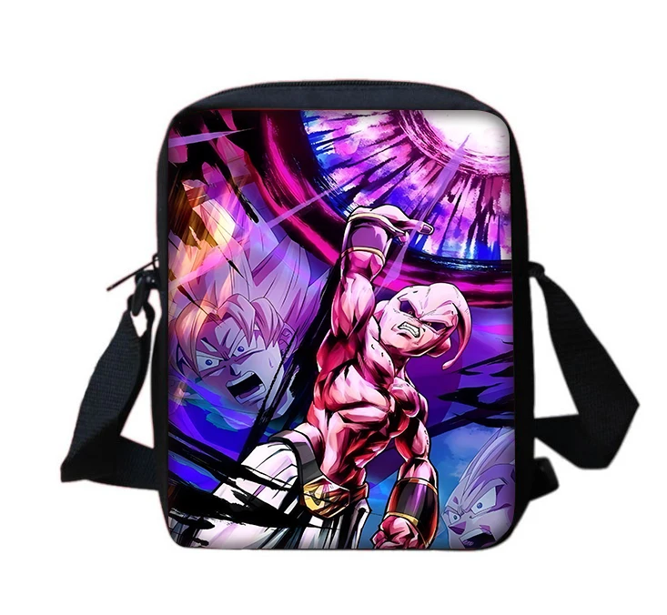 Sac messager imprimé Anime D-Dragons IkGoku pour garçons et filles, sac à main décontracté pour enfants, sac de téléphone pour hommes et femmes, sac à provisions initié