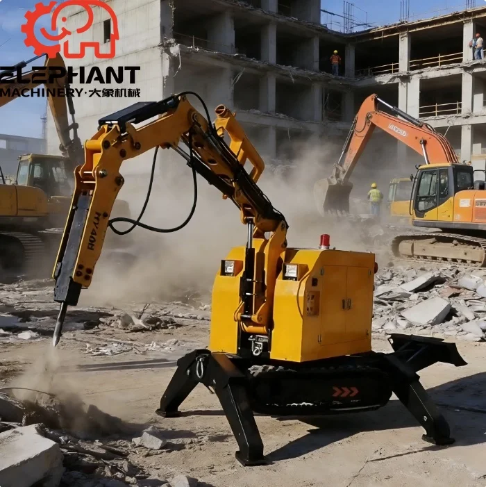 Demolition Robot with High Safety, Low Failure Rate, Low Noise and Environmentally Friendly ConstructionDemolition Robot