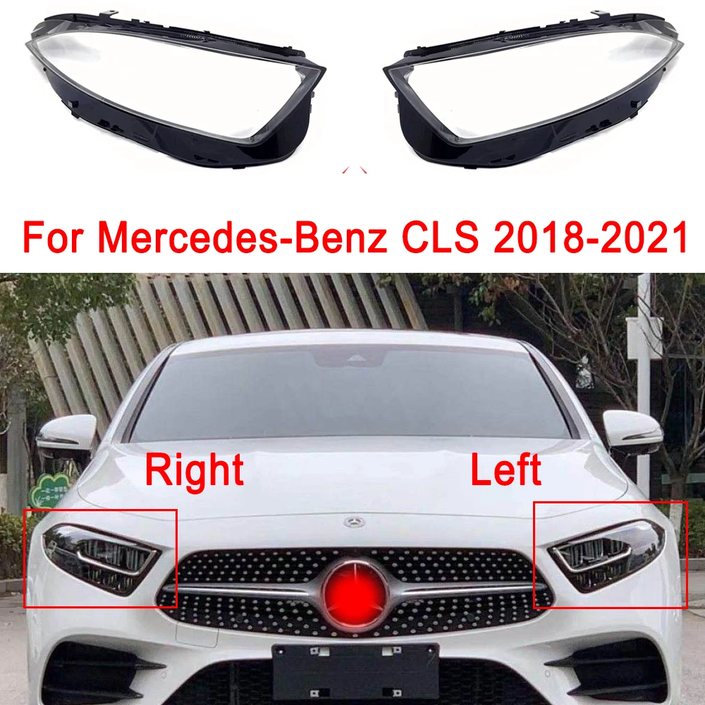 

For Mercedes-Benz CLS C257 Headlamp Cover Transparent Headlight Shell Glass Auto Replacement Parts 2018 2019 2020 2021