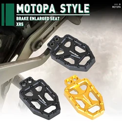 For Macbor Montana XR5 XR 5 2019-2023 Motorcycle Brake enlarged seat Foot Brake Lever Pedal Enlarge Extension Rear Brake Peg Pad