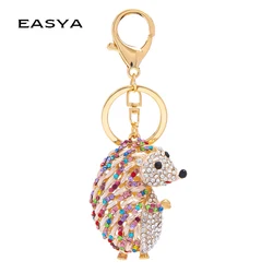 New Hedgehog Toys Key Chain Ring Pendant Plush Toy Animal Key ring Car Bag Exquisite Small Pendant Couple Keychain