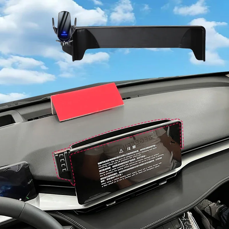 For Haval H6 2021-2022 Car Specific Phone Holder with 15W Wireless Fast Charging Dashboard Mount for 12 3 Inch Screen