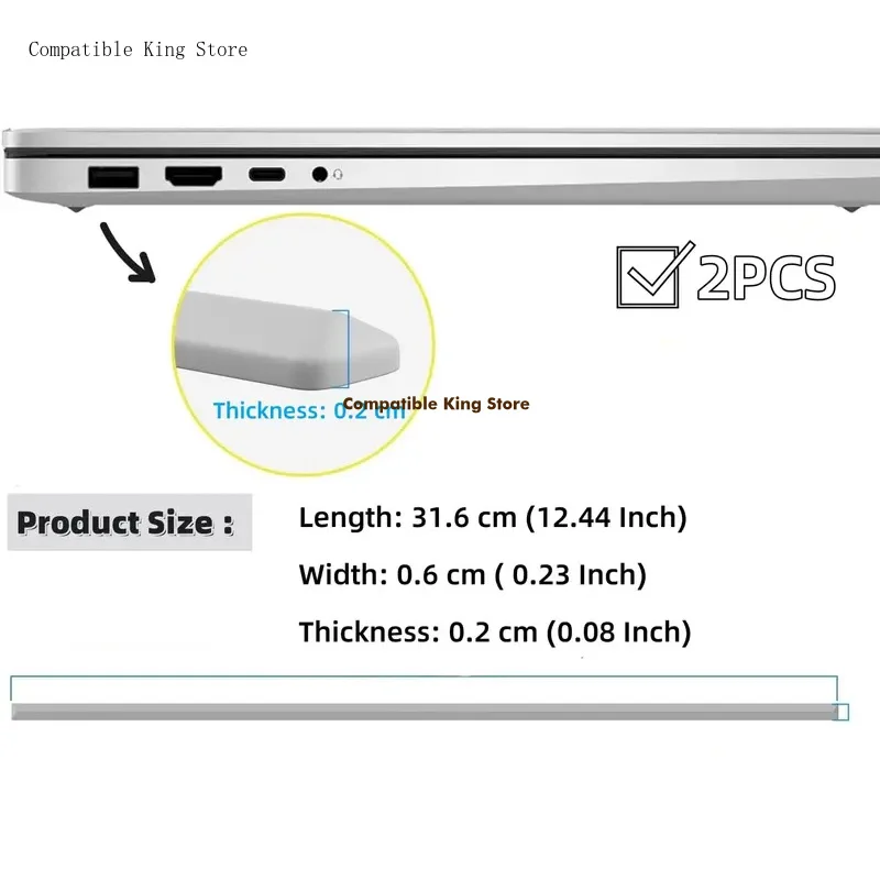 X Bottom Cover Rubber Feet Strips for HP Envy X360 15-DR 15-DS 15-DA 15-DB 15M-DR 15G-DR 15G-DX 15T-DA 15Q-DS 15T-DB