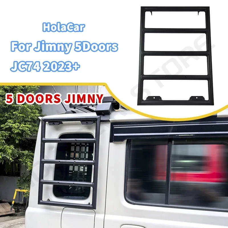 5 Door Jimny Side Ladder Windows Expansion Climbing Ladder For Suzuki XL Jimny JC74 2023 2024 Protective Frame Accessories