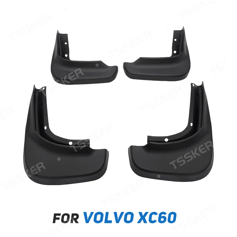 Volvo xc60 2008 - 2023 2009 2010 2011 2012 2013、泥フラップ、スプラッシュガード、フェンダーアクセサリー用の車のマッドフラップ