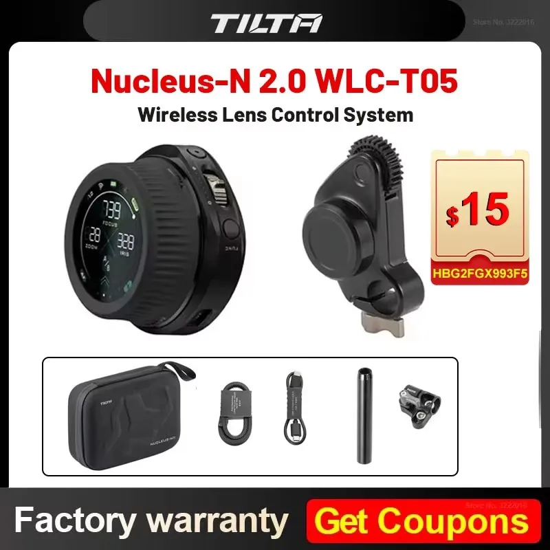 TILTA Nucleus Nano ii Nucleus-N 2.0 WLC-T05 Wireless Follow Focus Lens Control System Compatible for RS and Nucleus-M Motor