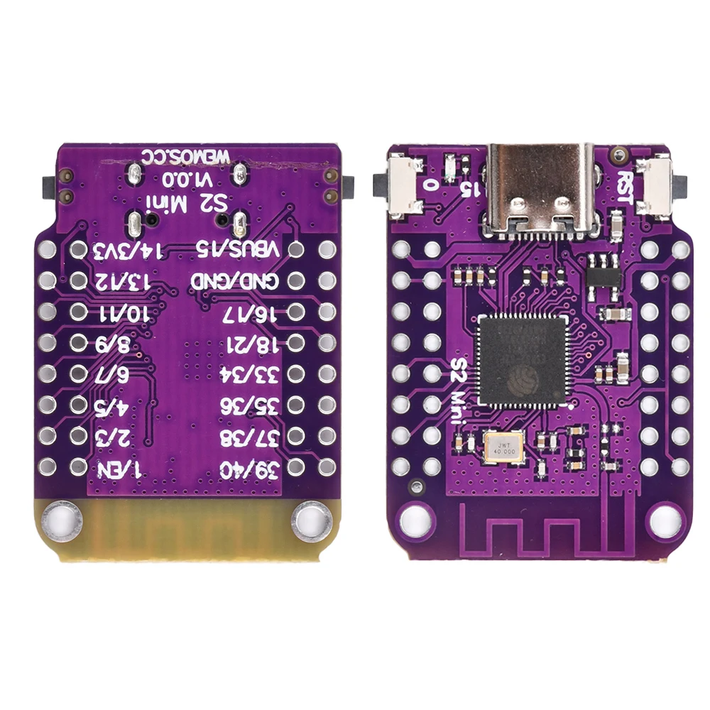 ESP32 S2 Mini Development Board ESP32-S2 WiFi Module 4MB Flash Type-C Connect Internet of Things Compatible with MicroPython