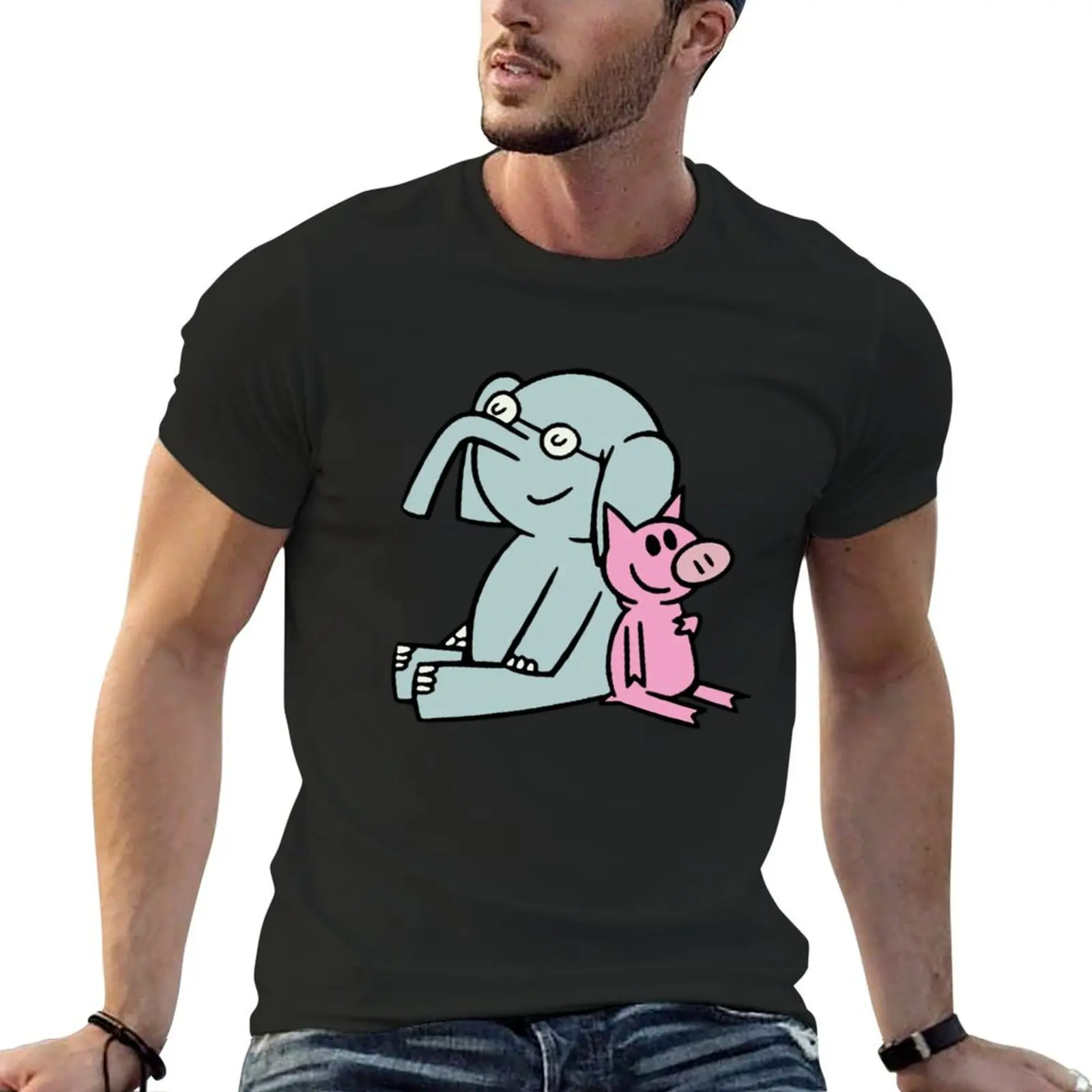 Elephant and Piggie - Gerald and Piggie 4 T-Shirt oversized anime tshirt tshirts for men