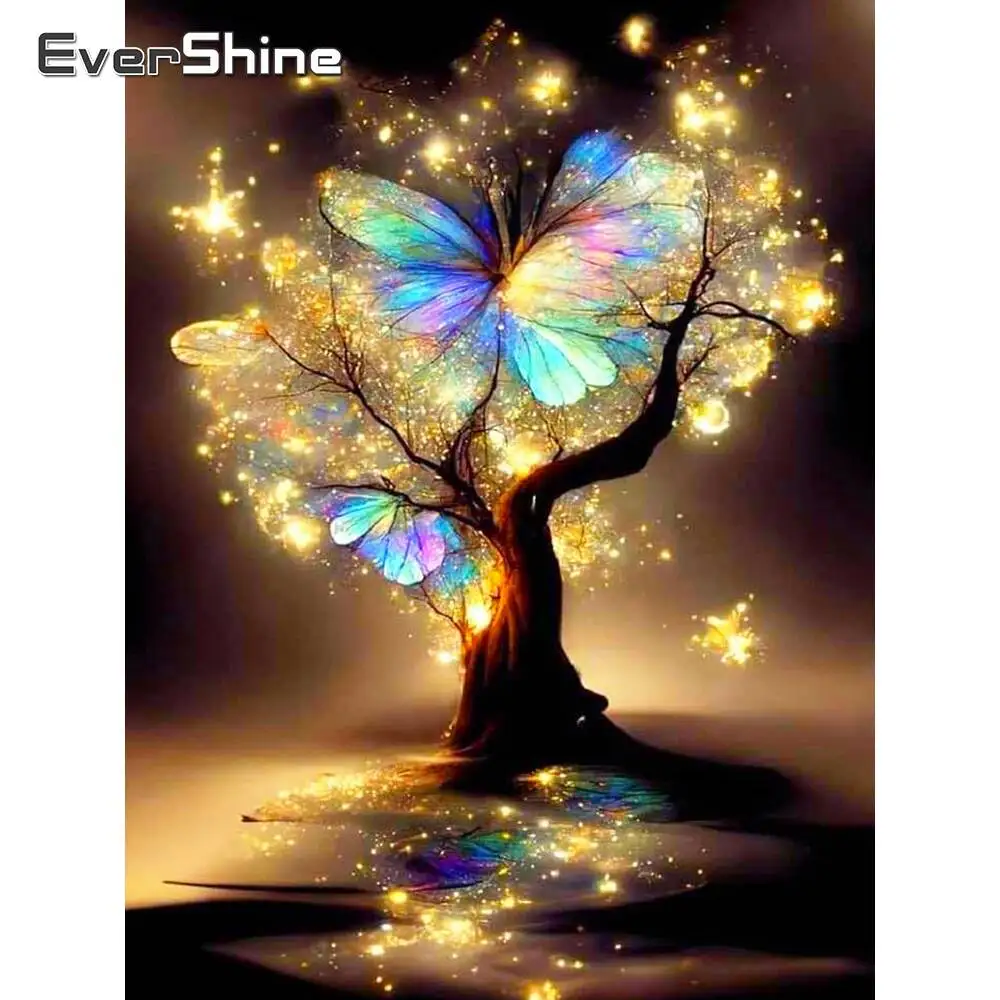 Evershine Diamant Malerei Liebe Herz Stein Mond DIY Mosaik Meer Handarbeiten Sonnenuntergang Stickerei Landschaft Handgemachtes Geschenk