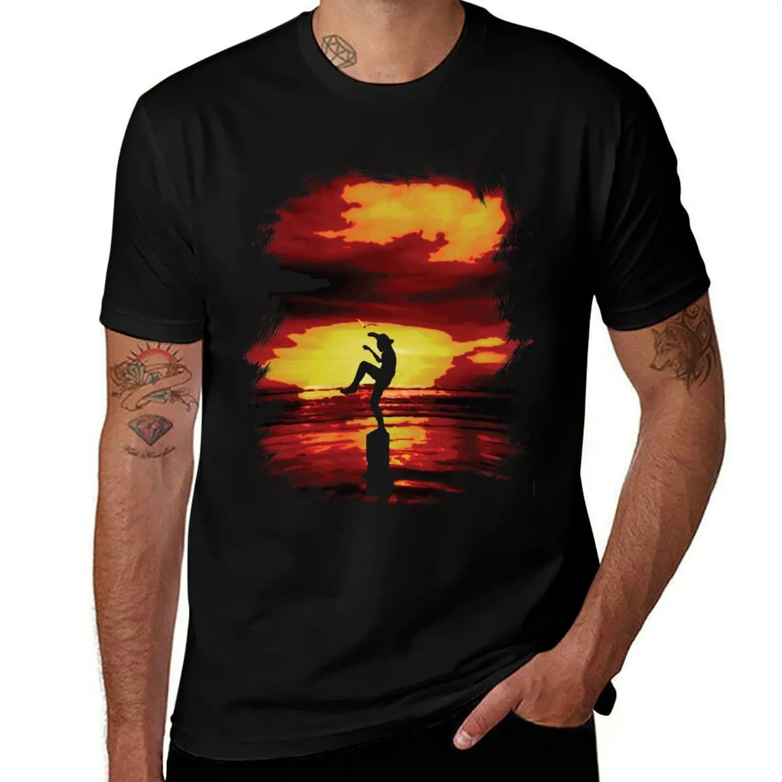 The Crane Kick Karate Kid T-Shirt Comfort Stretch Tee Shirt T-Shirt