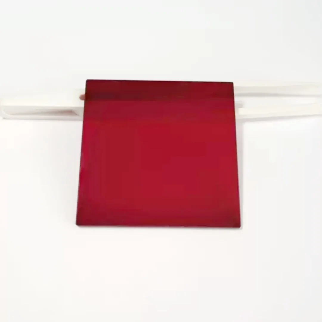 650nm Red Glass Filter Infrared Transmission Visible Light Cut-off Lens for IPC Fill Light Detection Optical Instruments HB650