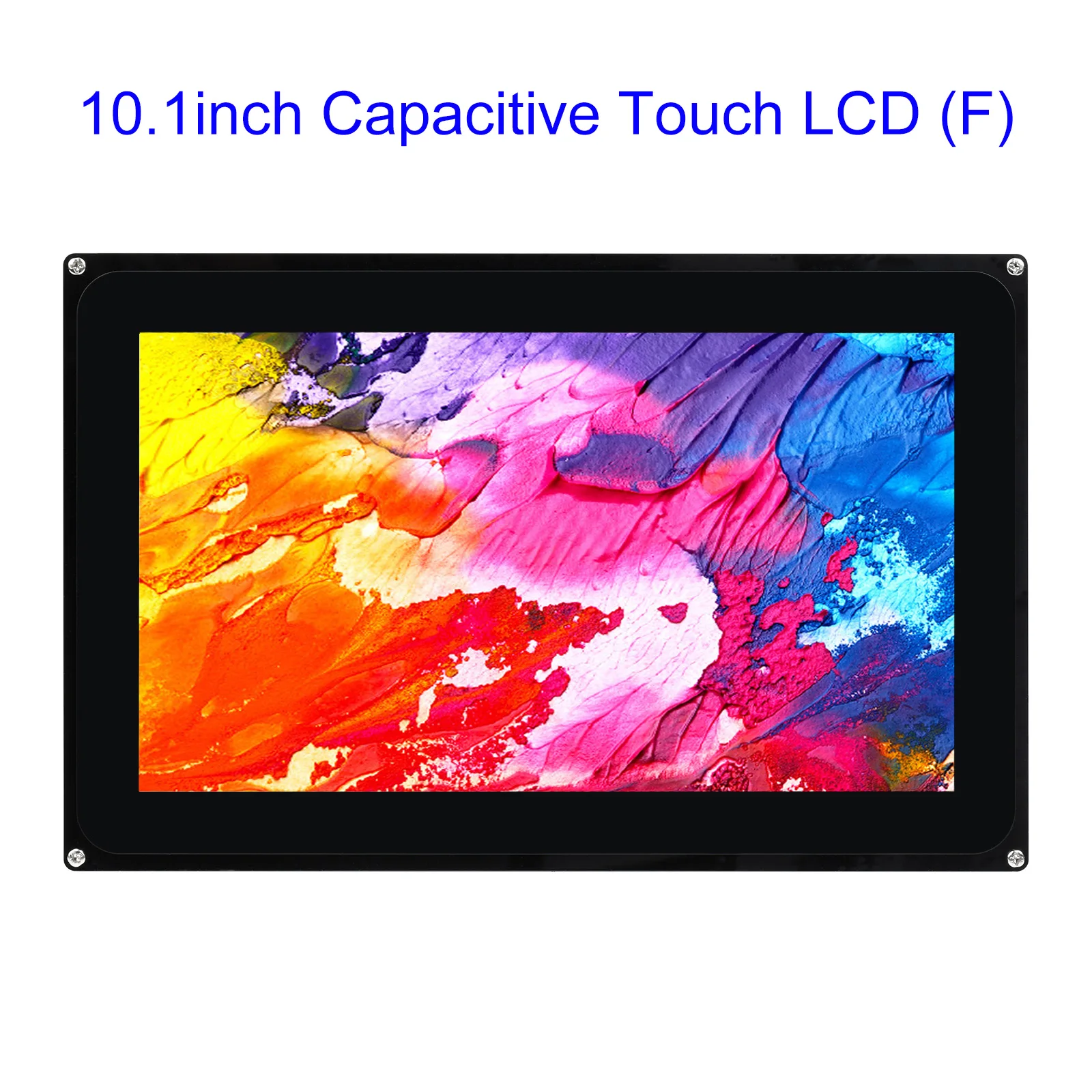 10.1inch Capacitive Touch LCD (F), 1024 x 600, Toughened Glass, IPS Panel,GT7385