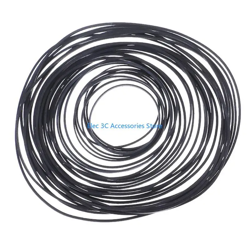 Y51A 1 Set 1mm Cassette Tape Machine Belts 40-135mm Fold Length for DVD Recorders