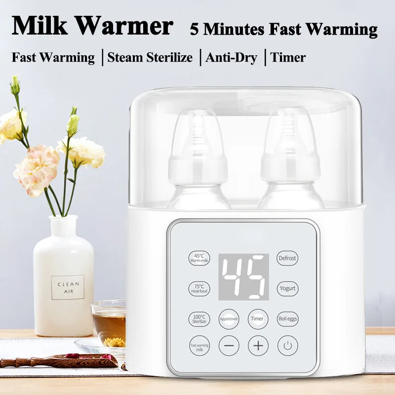 Intelligent Two-in-one Milk Warmer Can Be Reserved for Touch Screen Multi-function Hot Milk Disinfection Integrated