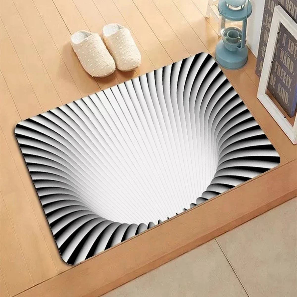 Illusion geometry Pattern Carpet Entrance Doormat Non-slip Living Room Kitchen Bedroom Decor Rug Floor Mats Home Decor