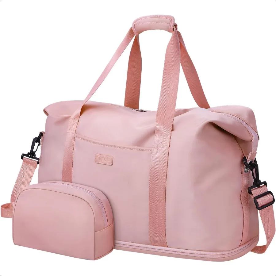 

Expandable Travel Duffle Bags Weekender Overnight Bags for Women Men Hospital Bag for Women Labor Delivery with Toiletry Bag Wa