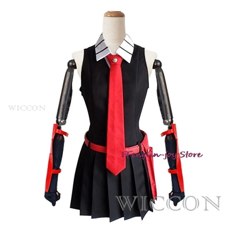 IN STOCK S-XXL Akame Cosplay Costume Wig Anime Akame Ga KILL Cosplay with Bag Halloween Party Outfits for Women Girls