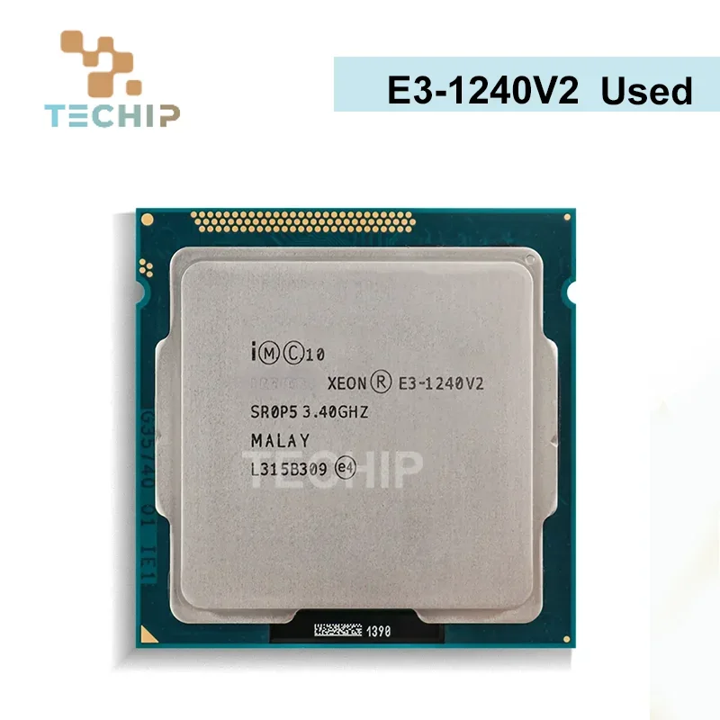 

100% Original Xeon E3-1240 v2 Processor Quad-Core LGA 1155 E3-1240v2 CPU3.4GHz 69W 8M Cache