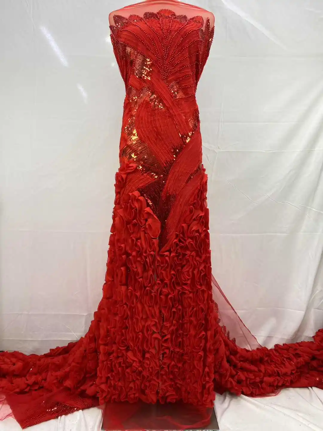 

Африканская кружевная ткань 2025, блестки, вышивка бисером, нигерийская свадебная ткань для жениха, высокое качество, французский тюль, кружевная ткань для свадьбы