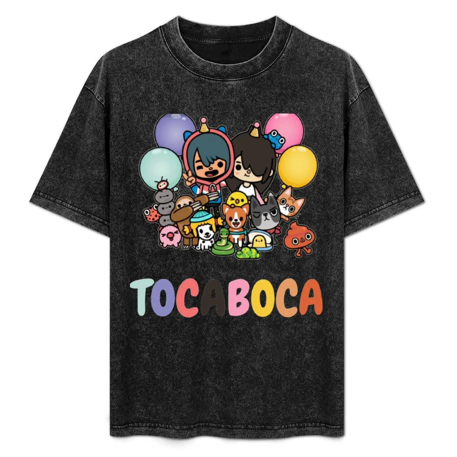 

Toca boca Characters Baby T-Shirt Plus Size Gym Sports T-Shirt