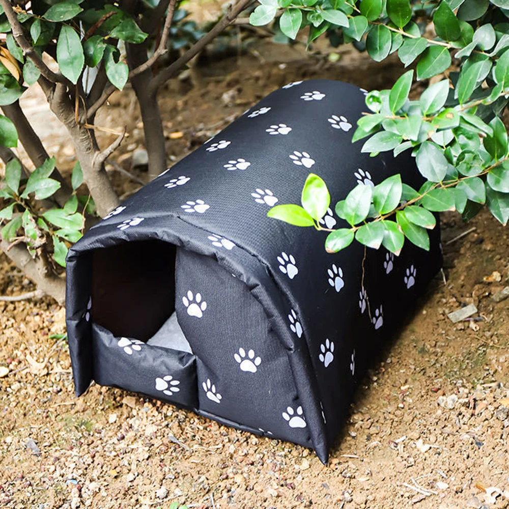 

Waterproof Outdoor Cats House Foldable Pet House Shelter Warm And Cozy Winter Pets House For Travel Pet House On Car Dogs Cats