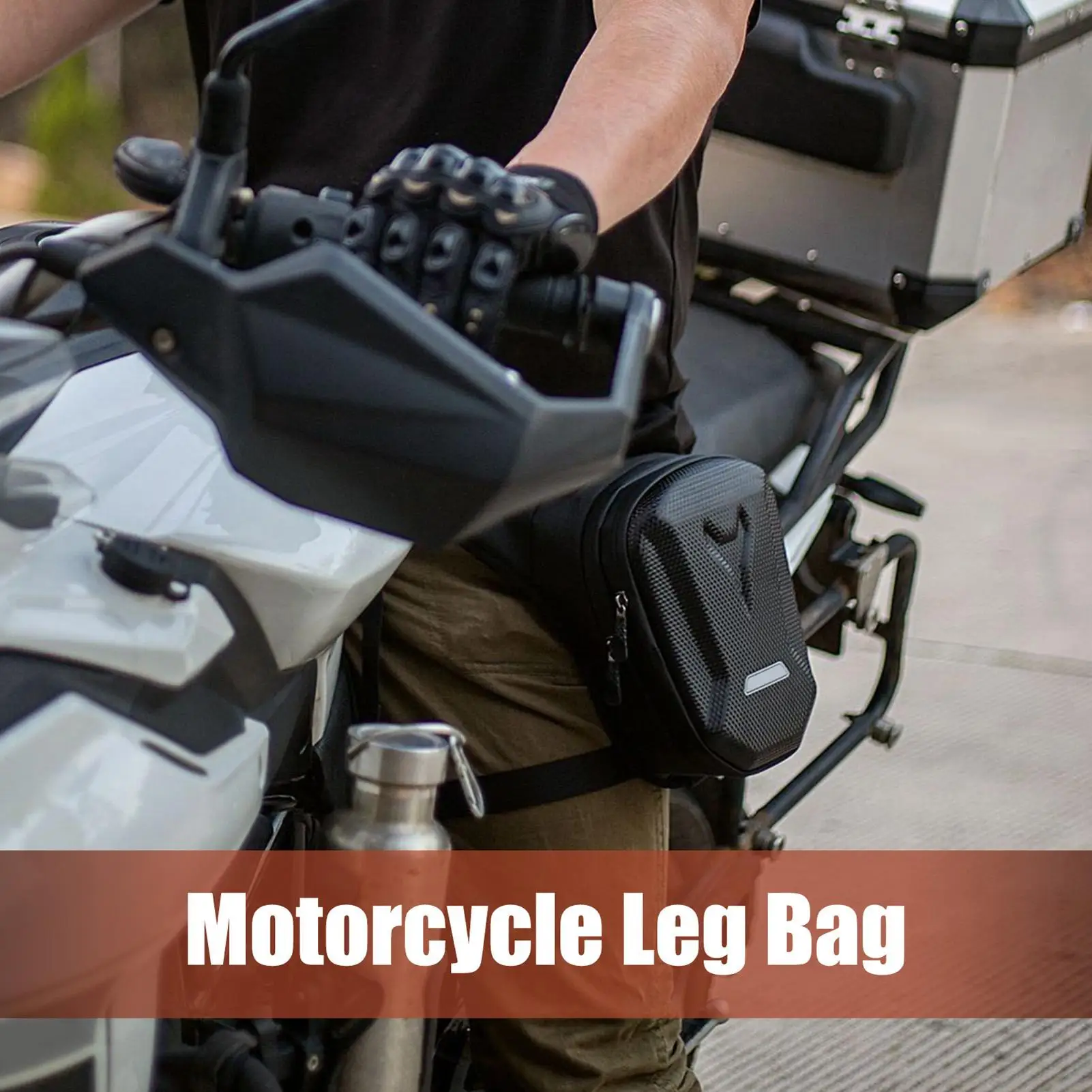 กระเป๋าคาดต้นขาแบบปรับได้พร้อมสายรัดถอดออกได้ กระเป๋าคาดต้นขาสำหรับใส่โทรศัพท์มือถือสำหรับขี่มอเตอร์ไซค์ ปั่นจักรยาน เดินป่า ท่องเที่ยว กิจกรรมกลางแจ้ง ปีนเขา