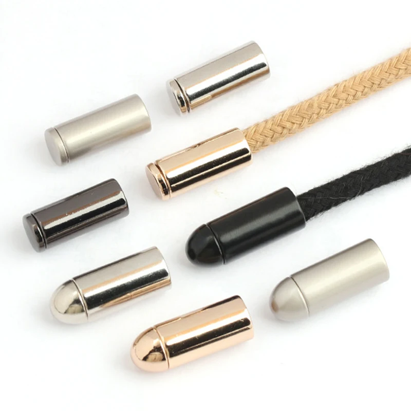 

10/20/30/40/50P Shoelace Tips Cord Lock Metal Buckles Sweater Hat Hanging Clock Rope Carabiner Clips Clothing Fastener Tail Stop