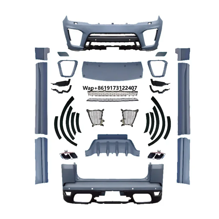 

New Factory Sales Upgrade SVR Style Body Kits Frontal Rear Bumpers Side Skirts Plug Play for for Sport