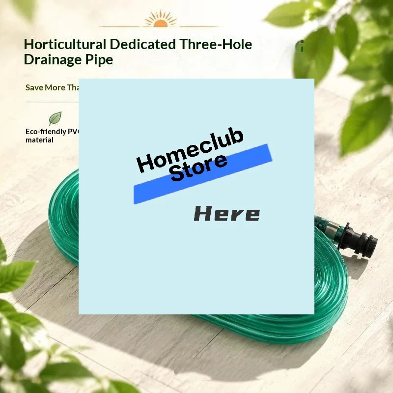 1Pc 7.5M Multi Directional Sprinkler Soaker Hose Durable Flat Water Saving Tubing For Garden Lawn Plant Watering【Homeclub】