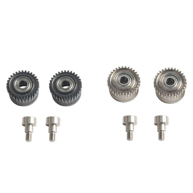 2Pcs Precisions Engineered Extruder Gears for K1 K1C K1 3D Printer Metal Plated Hardened Steel