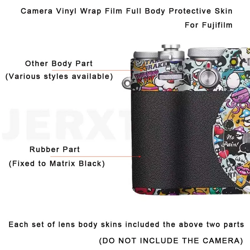 FUJI X100 VI Anti-Scratch Camera 3M Vinyl Sticker Coat Wrap Protective Film Body Protector Skin Cover Decals for Fujifilm X100VI