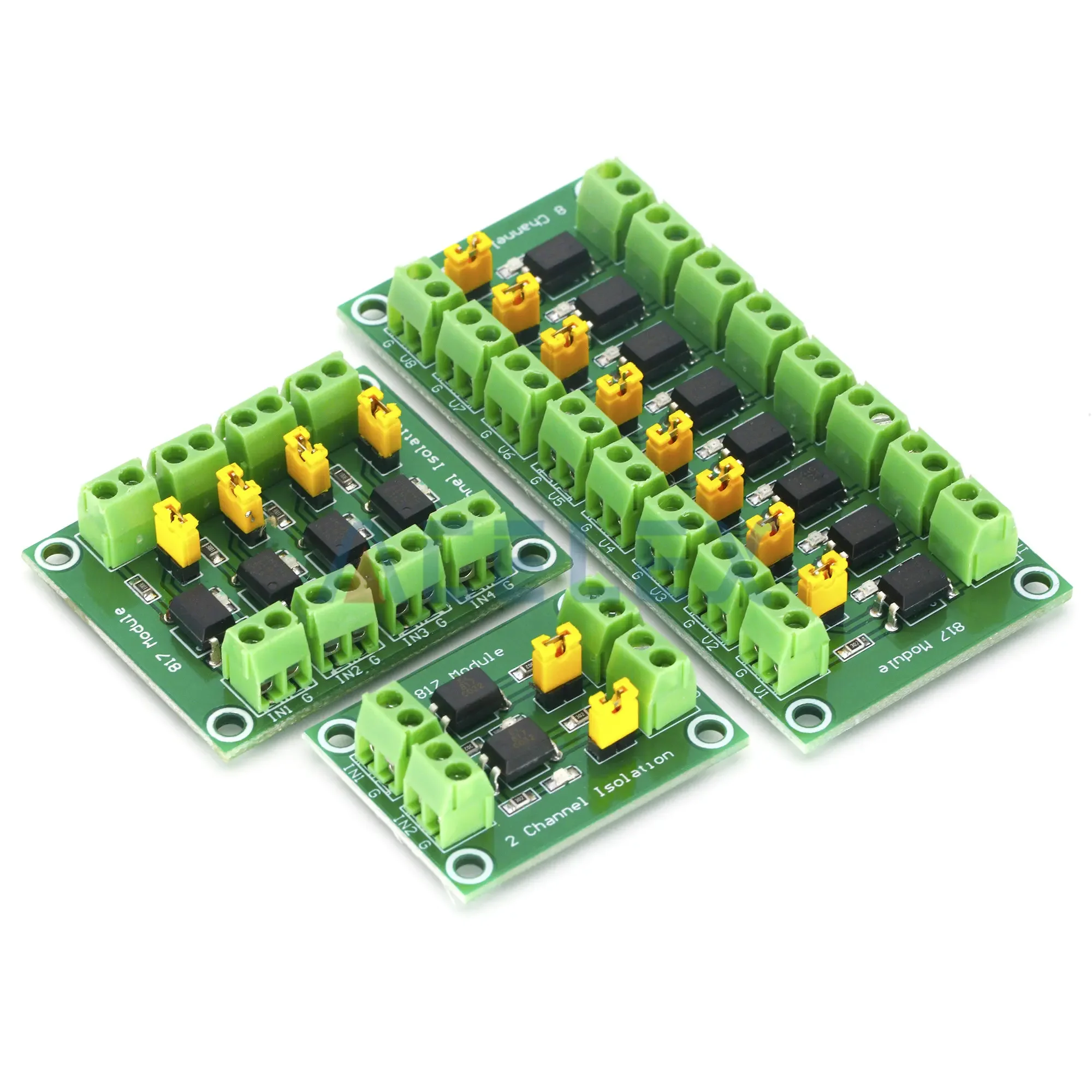 PC817 3,6-30V 2 4 Kanal Optokoppler Isolation Bord Spannung Konverter Adapter Modul Fahrer Photoelektrischen Isoliert Modul 817