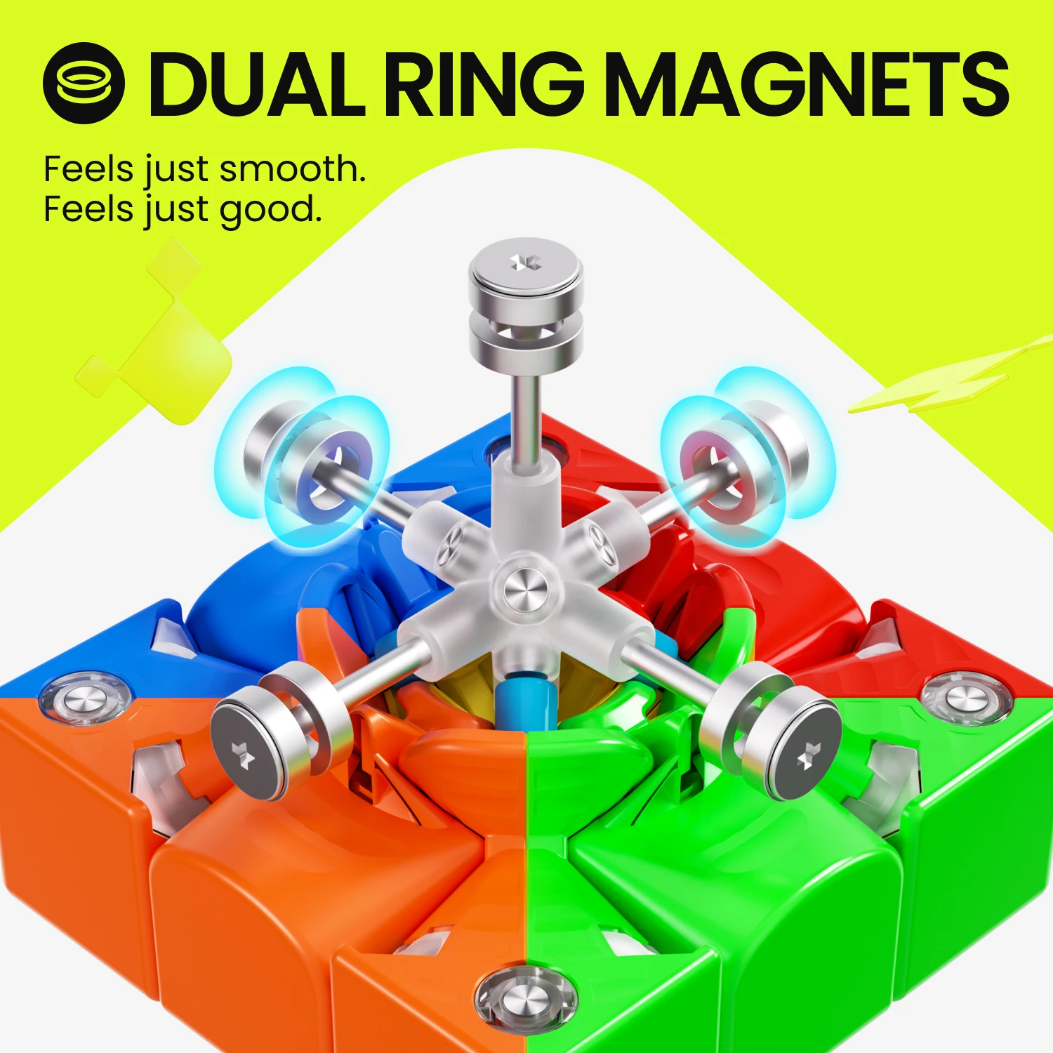 [ECube] Swift Block 3x3x3 Maglev cubo recién actualizado GAN cubo de velocidad sin pegatinas cubo mágico profesional GAN 355S juguete educativo