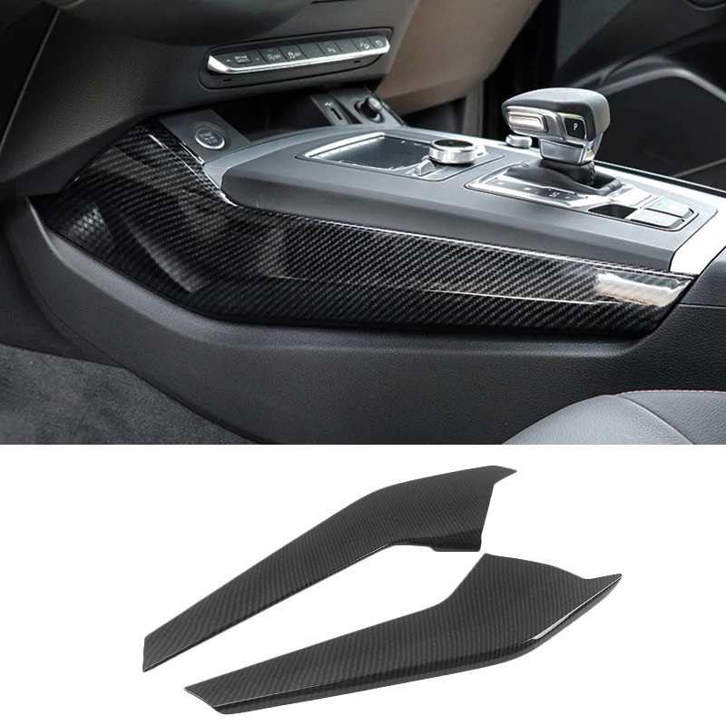 Image of Schalt position Panel Mittel konsole Schaltung beide Seitenwand Dekoration Abdeckung Verkleidung für Audi Q5 fy Innen satz