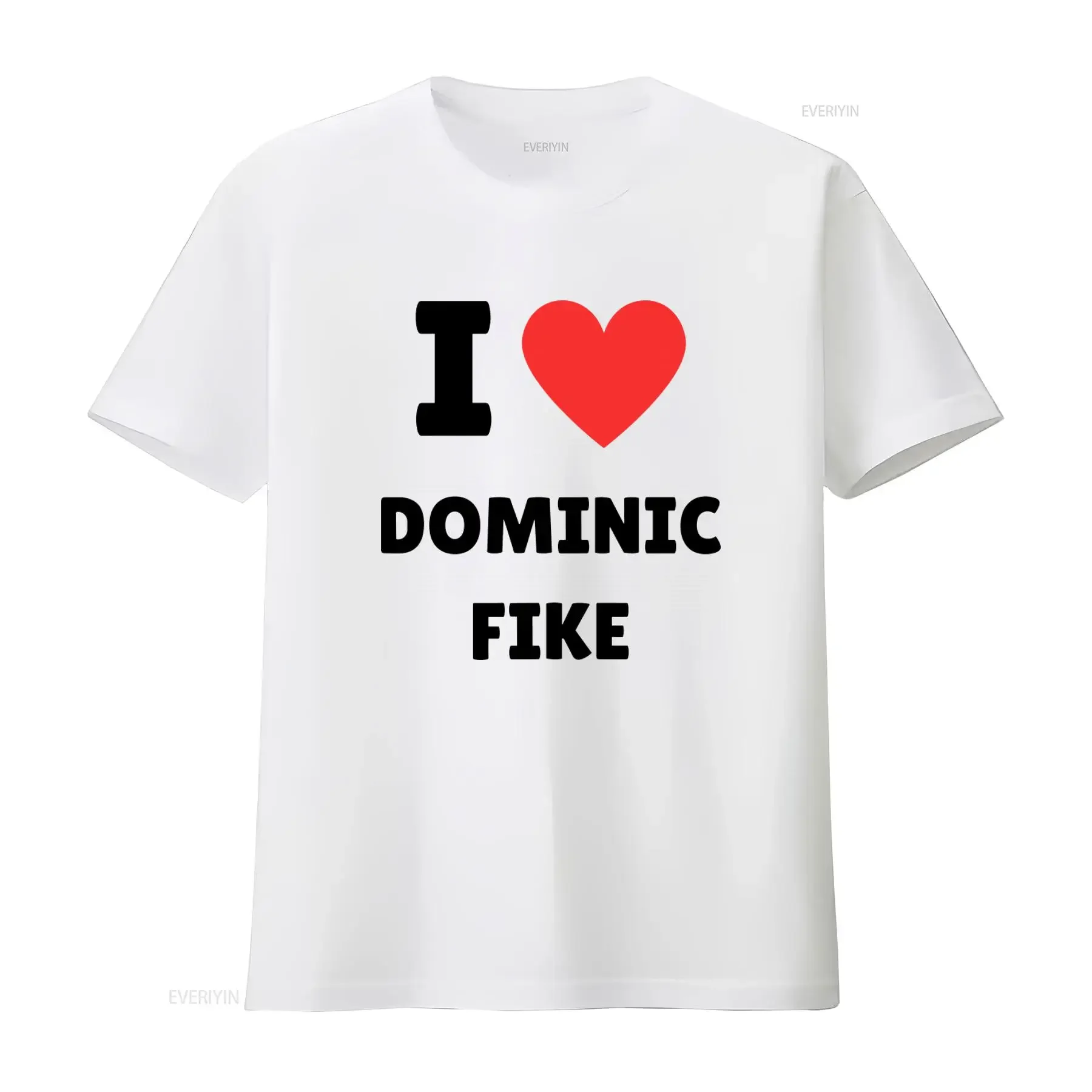 Stylish I Love Dominic Fike T Shirt with Heart Design Perfect Fan Merch for Y2K Meme Lovers vintage Washed