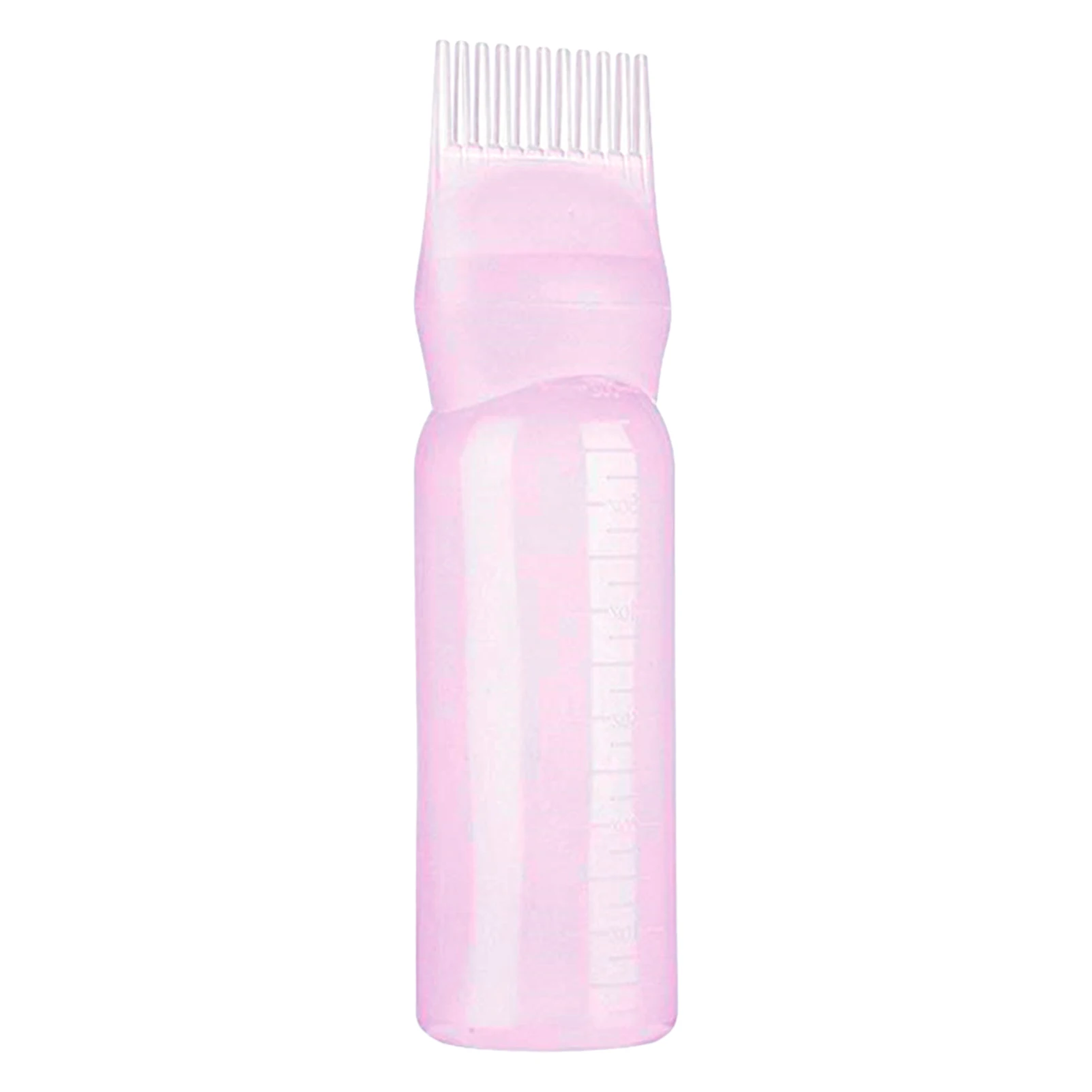 Haarfärbekamm-Flasche, Haarfärbekamm-Applikator, tragbare Haarfärbemittel-Farbkammflasche mit Skala für den Innenbereich, langes Haar – Detail 1