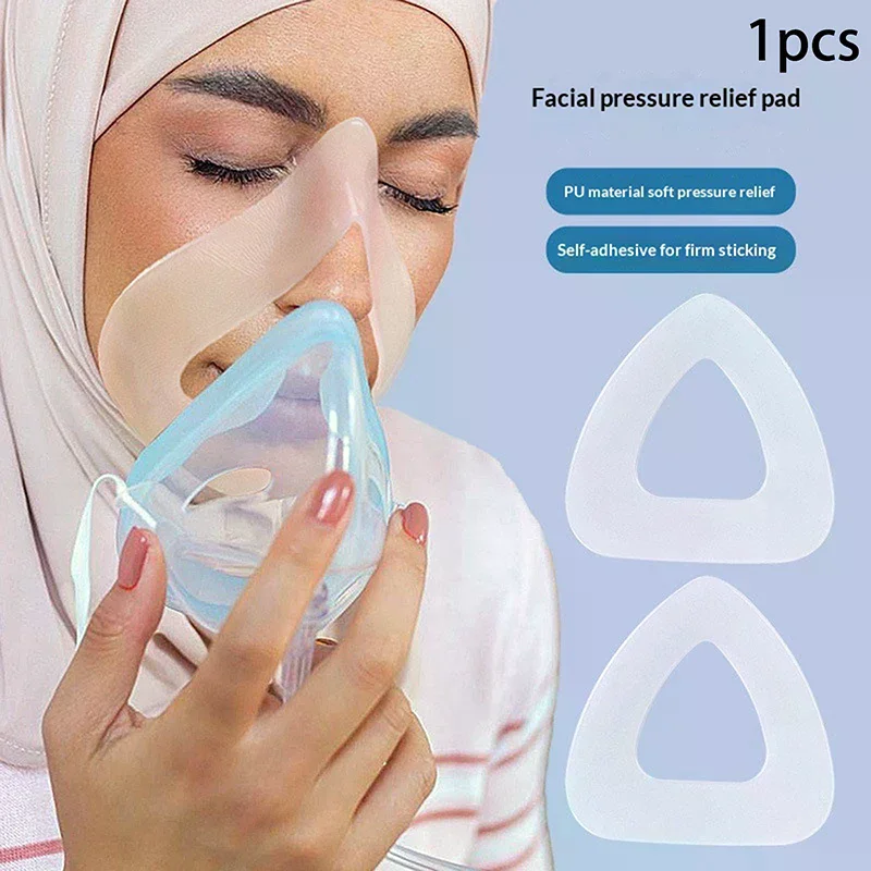 

1 шт., подушечка для снятия давления на лице для маски, универсальная подушечка для апноэ во сне, удобная подушечка против морщин, вентиляторная подушечка, аксессуар для носовой полоски