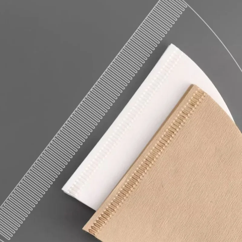 Coffee Paper Filters Dripper Accessories White/Brown 50/100 PCS V Shaped Natural Wood Pulp Cone Filter Pour Over V02/V01
