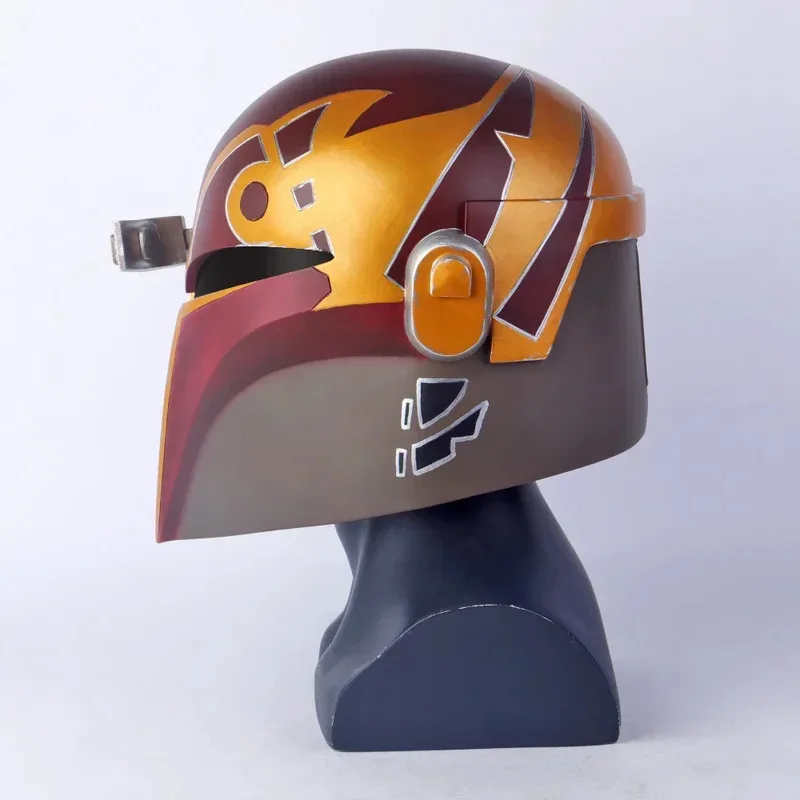 Casco Anime Rebels Maschera Cosplay Sabine Wren Casco Maschere per costumi Full Face PVC Uomo adulto Party Prop