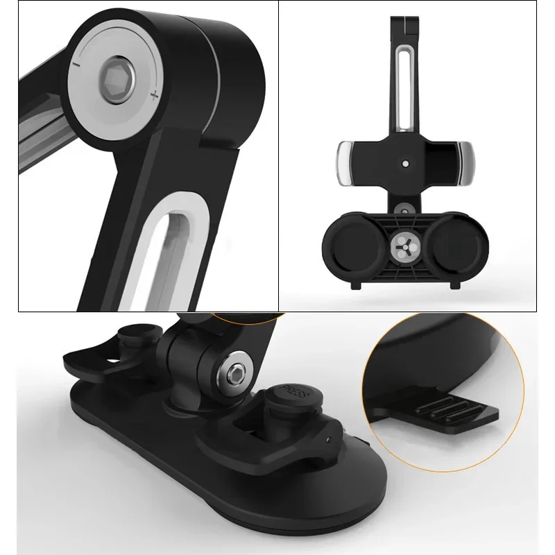 Imagem -05 - Suporte de Montagem Ajustável para Carro Suporte de Otário Forte Desktop para Ipad Pro 12.9 Mini Xiaomi Mipad Gps Celular Caminhão Suv Tablet