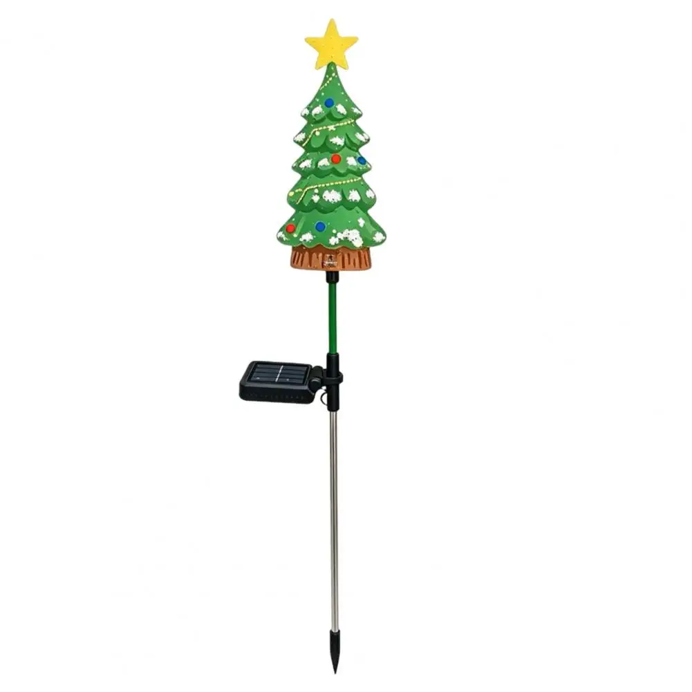 Outdoor Waterproof Garden Stake Solar Christmas Tree Lights Waterproof Led Garden Stake Lights Solar Powered Pathway for Outdoor