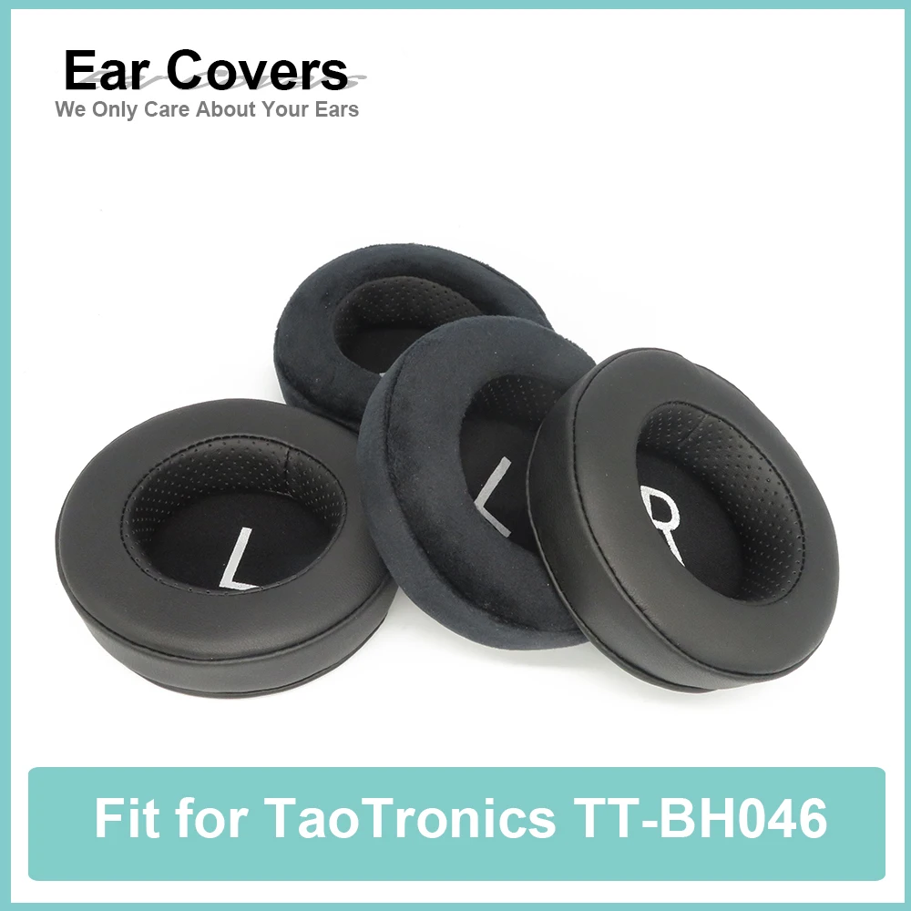 Earpads For TaoTronics TT-BH046 Headphone Earcushions Protein Velour Pads Memory Foam Ear Pads