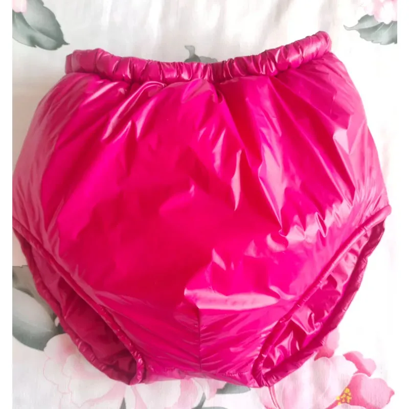 

Men Down Clothing Fabric Filled Cotton Briefs Highwaist Soft Smooth Fluffy Warm Panty Waterproof Leak Proof ABDL Nappies Panties