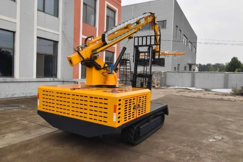 Customized All-Terrain Crawler Type PV Panel Installer Truck Diesel Powered For Solar Projects