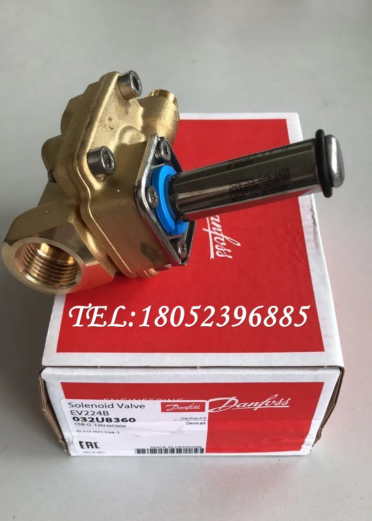 Danfoss Pilot Operated 2/2-way Solenoid Valve EV224B 032U8360/8361 Genuine Danfoss